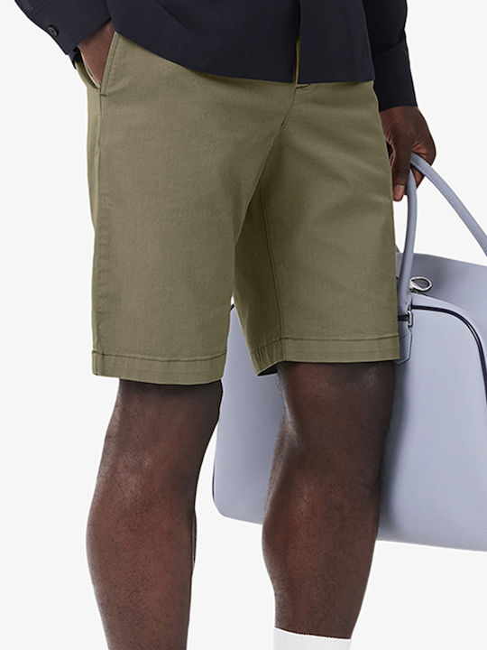 Lacoste Ανδρική Βερμούδα Chino Khaki