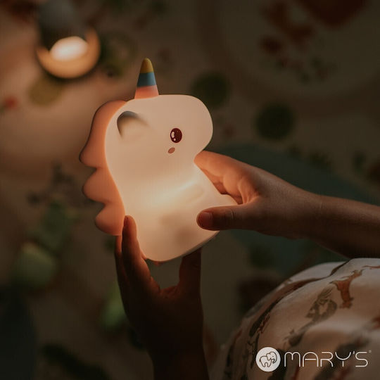 Mary's Led Παιδικό Διακοσμητικό Φωτιστικό Λευκό 9x12.3x14.2εκ.