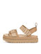 Goldenstar Sandale Casual Damă Flatforme Bej