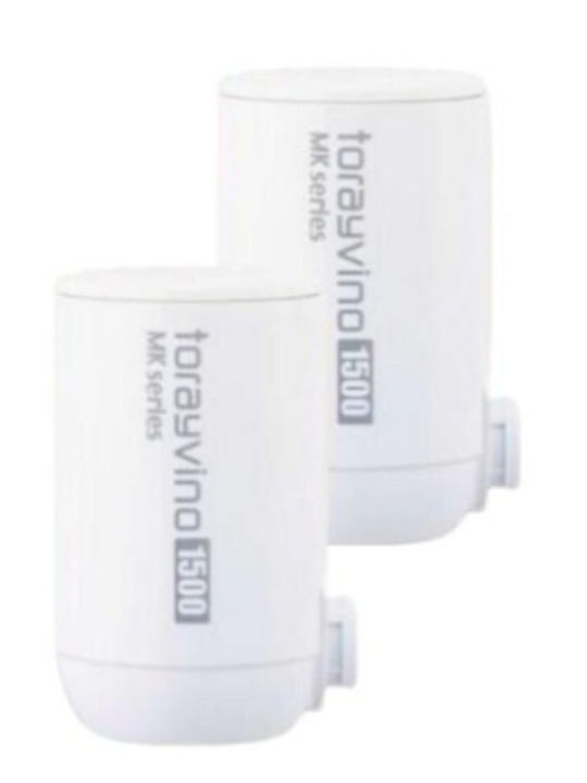 Toray Water Filter Replacement for Faucet made of Activated Carbon 2pcs