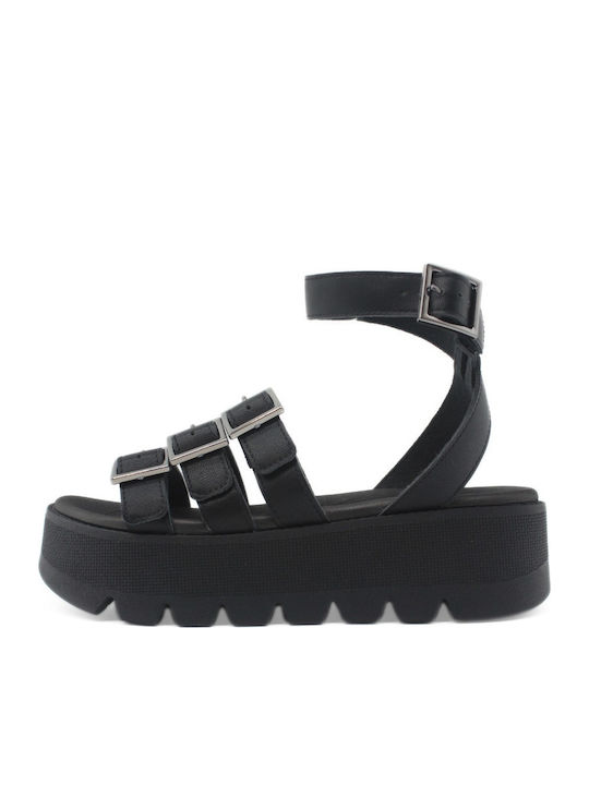 Sandale Casual Damă Anatomicne Negru