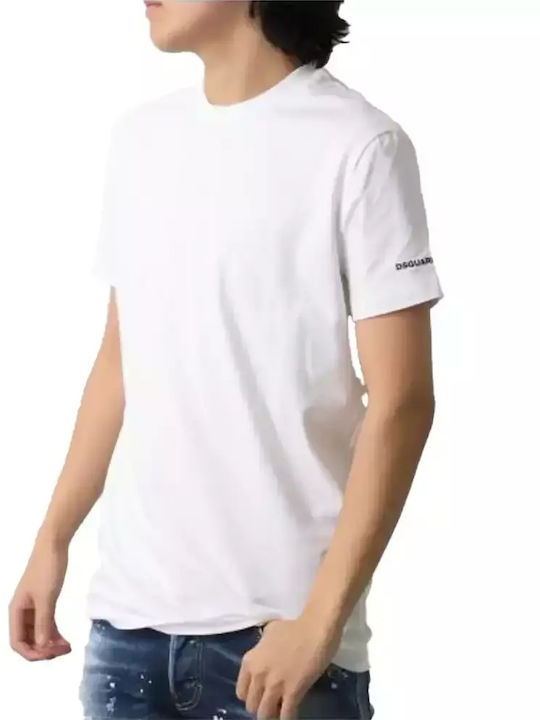 Dsquared2 Herren Unterhemden White 3Packung