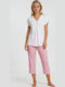 Pink Label De vară Set Pijamale pentru Femei