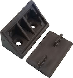 Metal-con Γωνία Ραφιού από Πλαστικό σε Καφέ Χρώμα 35x20mm Γ-Γ263 Metal-con Γωνία Ραφιού από Πλαστικό σε Καφέ Χρώμα 35x20mm Γ-Γ263