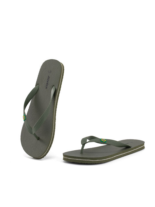 Jomix Herren Flip Flops Anatomisch Khaki