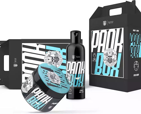 Mario Mano Kids' Shampoo Paok for Easy Combing in Gel Form & Pomade for Wet Look
