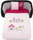 Beboulino Set Pentru Patut Burgundy 3buc piese