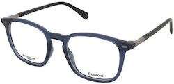 Polaroid Men's Acetate Prescription Eyeglass Frame PLDD563