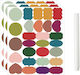 Small Adhesive Labels Multicolored 230x