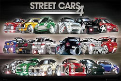 Poster Koolart Street Cars 4 61 X 91.5 Cm