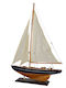 Christmas Boat Sailboat Wooden 60x80cm