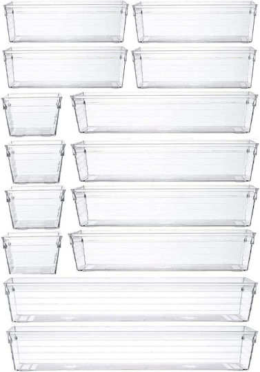 14-teiliges Set aus Acryl-Organisationshaltern Tanto