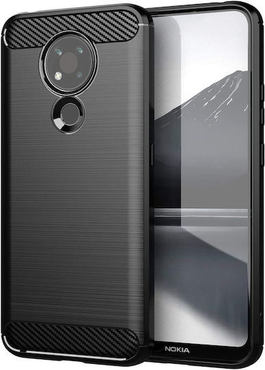Каучук Задна корица Силикон Черен (Nokia 3.4)