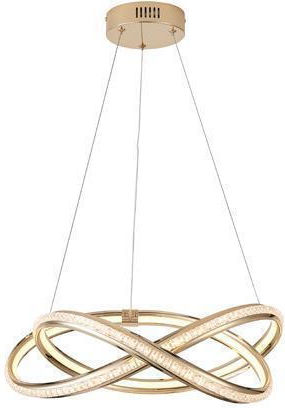 Eurolamp Orion LED Deckenleuchte Gold 50x120x120cm Eurolamp Orion LED Deckenleuchte Gold 50x120x120cm