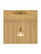 Eurolamp Topaz Hanging Ceiling Light Honey with E27 Socket 20x18x120cm