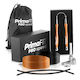 Primafit Speed Pro Jump Rope Professional 3m Adjustable 2 Bearings Extra Rope Weights 2 Protectors Aluminum Handles Carrying Bag Crossfit Boxing Mma Orange