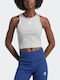 Essentials Bluză Damă Sport Fără Mânecă Gri Heather Medium