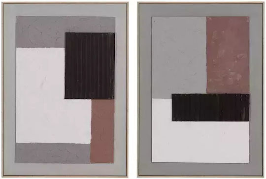 Πίνακες Διακόσμησης Σετ 2τμχ 50x3,8x70εκ