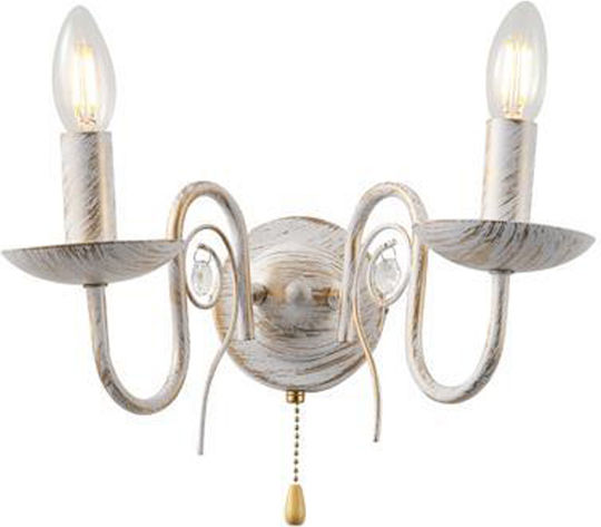 Eurolamp Lamp Wall with Socket E14 Transparent 21x30cm