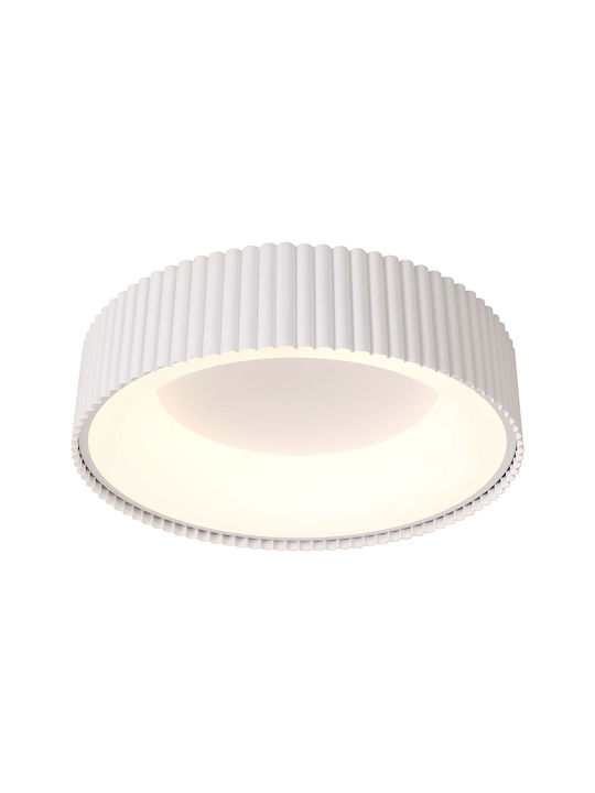 Eurolamp Ceiling Mount Light White with Integrated LED