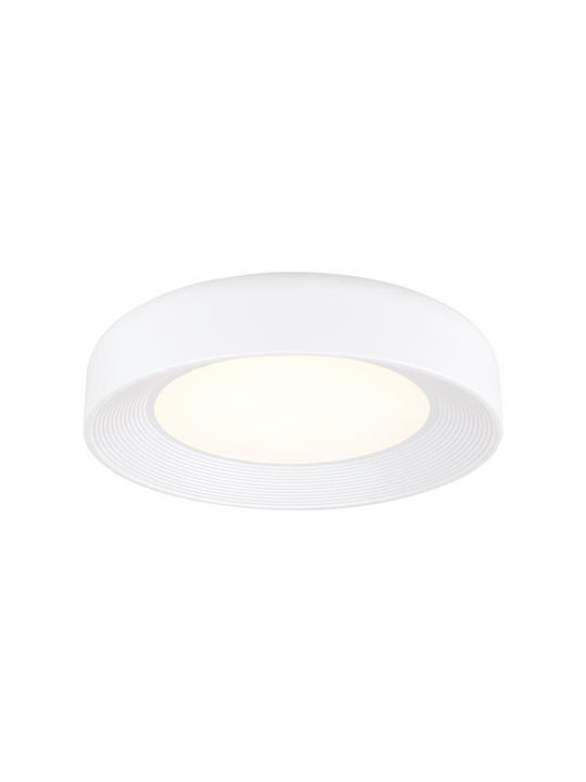 Eurolamp Πλαφονιέρα Οροφής 50εκ. Λευκή με Ενσωματωμένο LED
