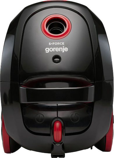 Gorenje VCE21SFBKR Ηλεκτρική Σκούπα 850W με Σακούλα 2lt Μαύρη