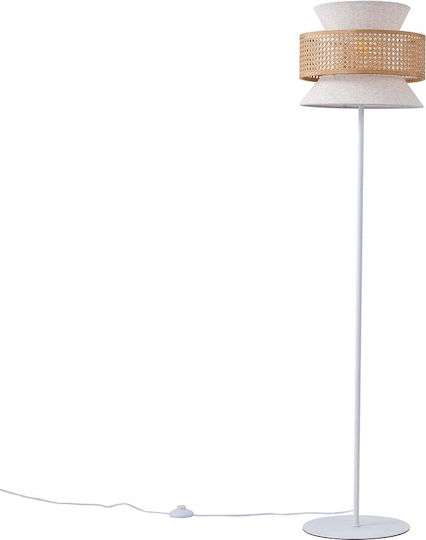 Eurolamp Isla Floor Lamp H145cm. White Eurolamp Isla Floor Lamp H145cm. White