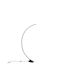 Eurolamp Luna LED Φωτιστικό Δαπέδου Υ630xΜ195εκ. με Θερμό Λευκό Φως 4500lm Μαύρο