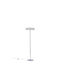 Eurolamp Perforato LED Φωτιστικό Δαπέδου Υ135xΜ35εκ. με Θερμό Λευκό Φως 1080lm Ασημί