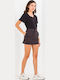 Service Mini Skirt Black