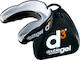 D3 Double Dual Layer Gel Mouthguard Μασελάκι Προστασίας Αθλητών 12+ Years Old White Black