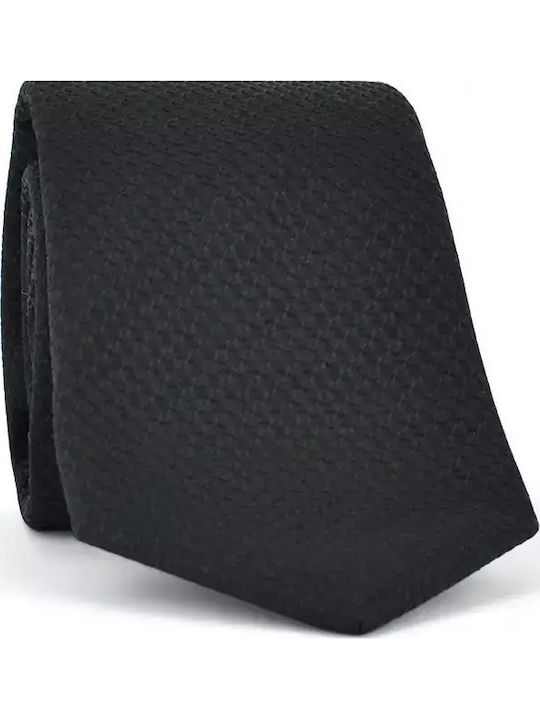 Boss Men's Tie Silk Printed in Blue Color