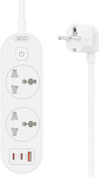 XO Steckdosenleiste 2 Steckdosen mit Kabel 1,5 m XO Steckdosenleiste 2 Steckdosen mit Kabel 1,5 m