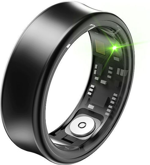 XO RS01 Smart Ring 16.1mm with Heart Rate Monitor Black