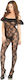 Leg Avenue Bodystocking din Dantelă Florală Negru
