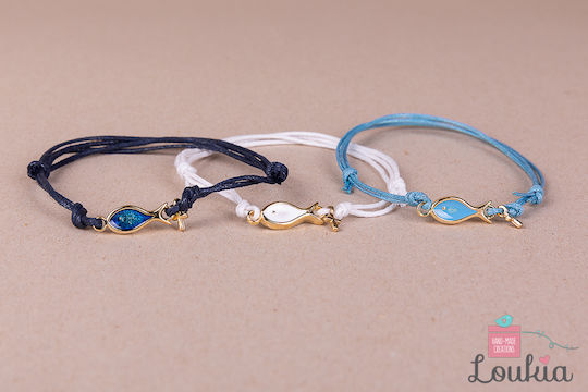 Loukia Christening Charm Bracelet White 50 Pieces (Various Designs)