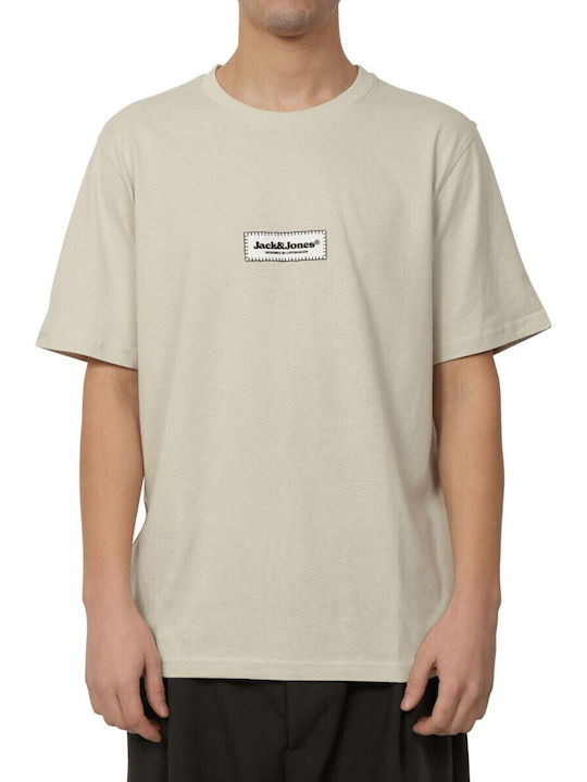 Jack & Jones T-shirt Εκρου