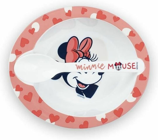 Thermobaby Παιδικό Σετ Φαγητοδοχείου Minnie Mouse Heart Full από Πλαστικό