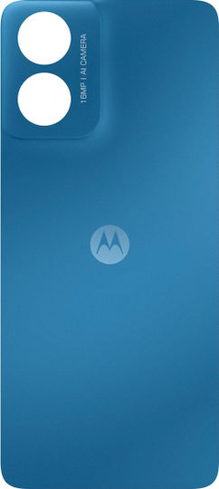 Battery Cover Motorola Moto G04 Satin Blue 5s58c23912 Service Pack