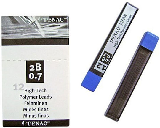 Ανταλλακτικές Μύτες Penac 0.7mm 2b 12pcs