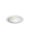 KT Lighting Χωνευτό Σποτ με Ενσωματωμένο LED και Θερμό Λευκό Φως Λευκό 1τμχ