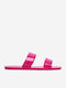 Women's Flip Flops in Fuchsia Color