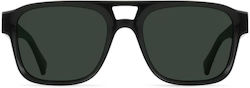 Raen Recycled Sunglasses Μαύρα with Acetate Frame & Black Lens