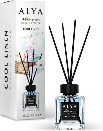 Alya Diffuser με Άρωμα Cool Linen 100ml