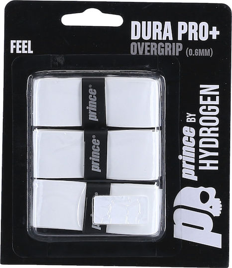 Prince Hydrogen Durapro Plus Overgrips X 3 Alb