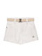 Kinder-Shorts/Bermudas Stoff Weiß