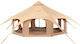 Cort De Camping De Iarnă Tip Teepee Bej Pentru 8 Persoane 500x500x280cm