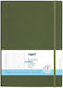 Next Carnet 80 Foi B5 Cu dungi cu Elastic Verde