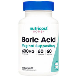 Nutricost Борична Киселина Вагинални Супозитории