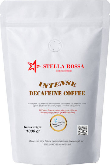Stella Rossa Micro Roasters Espresso Coffee Decaffeine Arabica Whole Beans 1kg